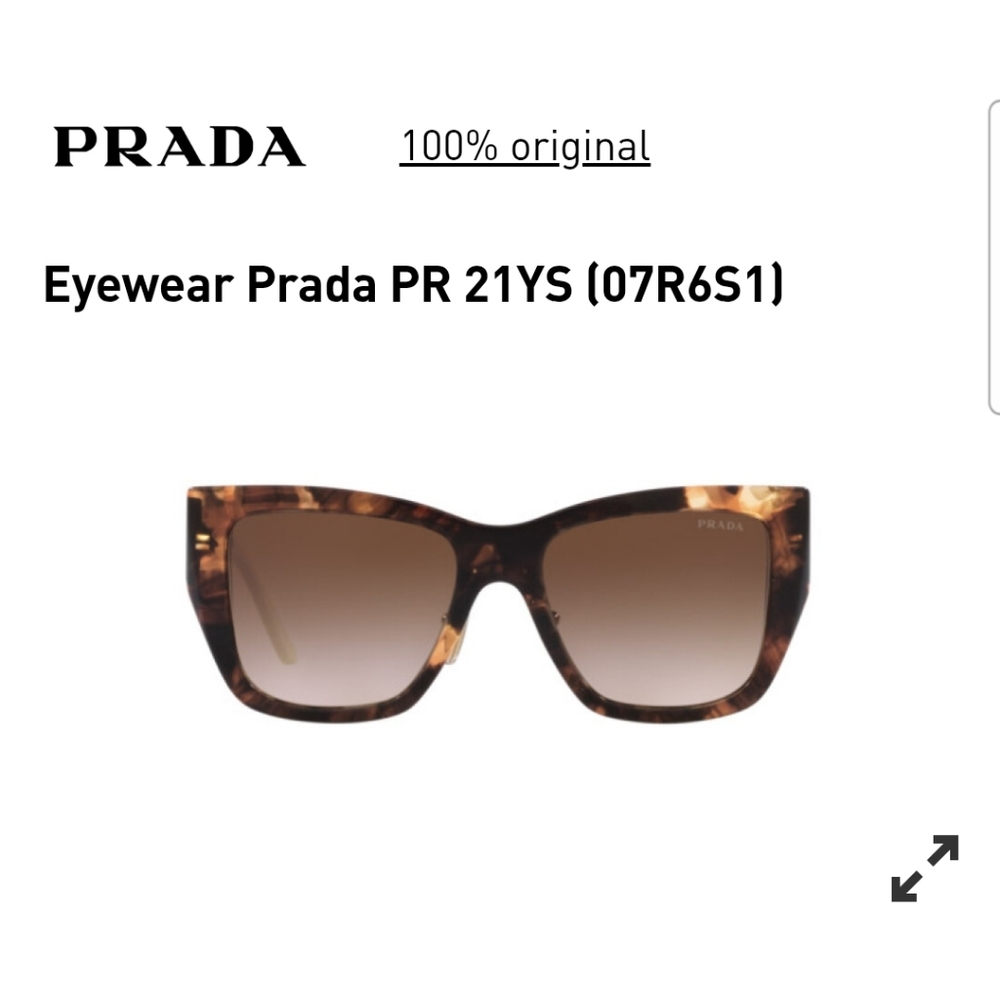 Prada Sunglasses With Original Case Like New!!!!! - Picture 5 of 5